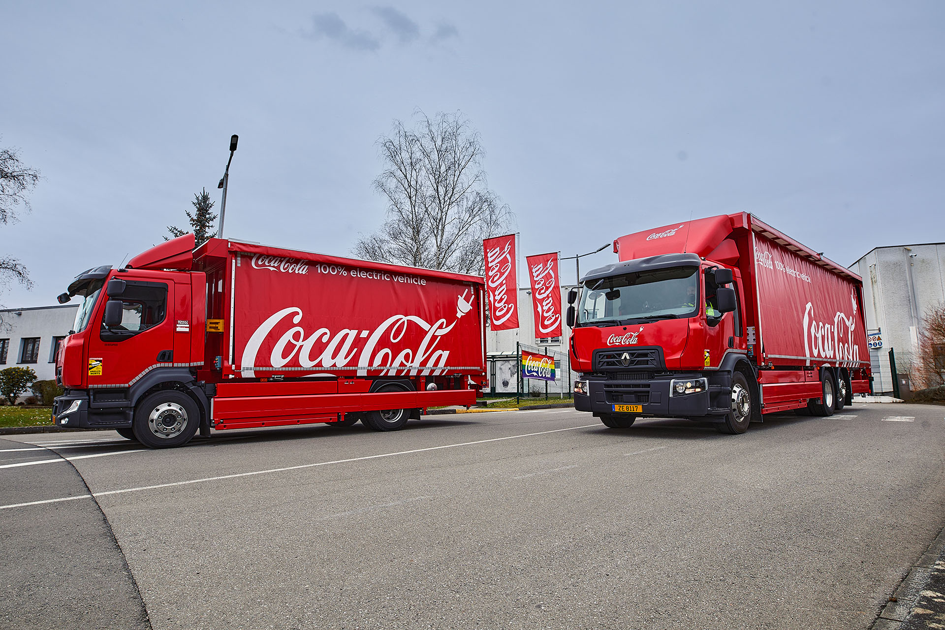 CocaCola electric trucks arrive in Luxembourg Renault Trucks Corporate